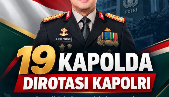 19 Kapolda Dirotasi Kapolri Suyudi Ario Seto, Berikut Daftar Lengkapnya