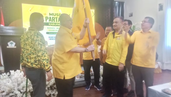 Dapat Dukungan Penuh Kader, H. Eftiyani Resmi Pimpin Golkar PALI