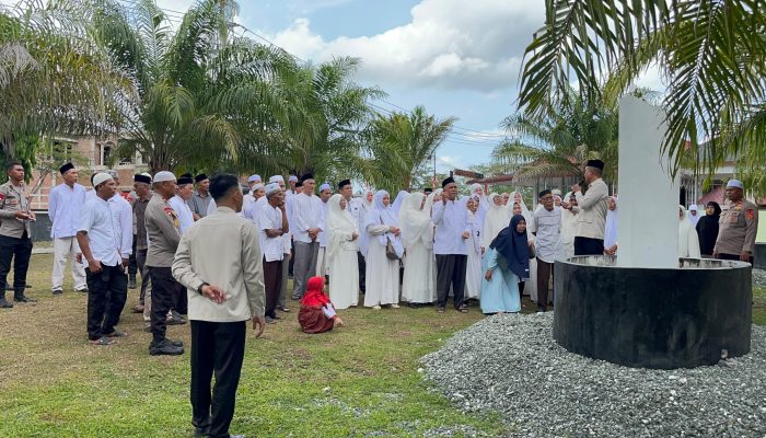 140 Jamaah Haji Nagan Raya Ikuti Bimbingan Manasik Haji di Mako Batalyon C Pelopor
