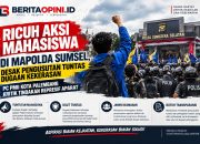 Ricuh Aksi Mahasiswa di Mapolda Sumsel, Indra Desak Pengusutan Tuntas Dugaan Kekerasan