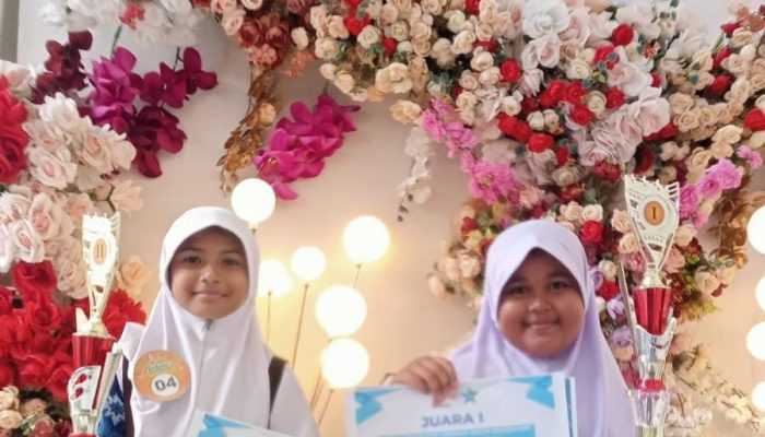 Harumkan Nama Madrasah, Dua Siswi MIN di Nagan Raya Raih Juara Lomba Bertutur Festival Literasi 2026