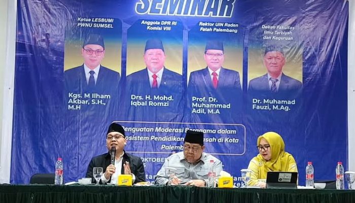 Ketua Lesbumi PWNU Sumsel: Moderasi Beragama Harus Berangkat dari Kesadaran Konstitusi