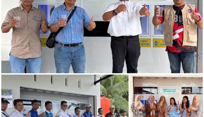 Wujud Kepedulian terhadap Pekerja, PT Socfindo Seumanyam Hadirkan Fasilitas Air Minum Gratis